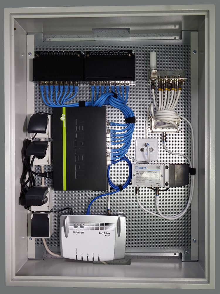 FH-SAT Heimvernetzung - Multimediaverteilschrank MMVT