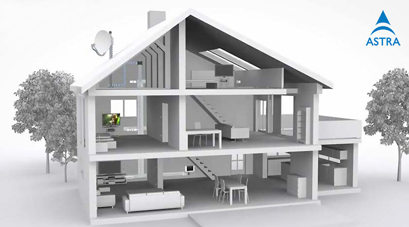 Kabellos Fernsehen im ganzen Haus oder in der gesamten Wohnung Dank SAT>IP. Satelliten-TV ist damit auf jedem Gerät unabhängig und gleichzeitig möglich.