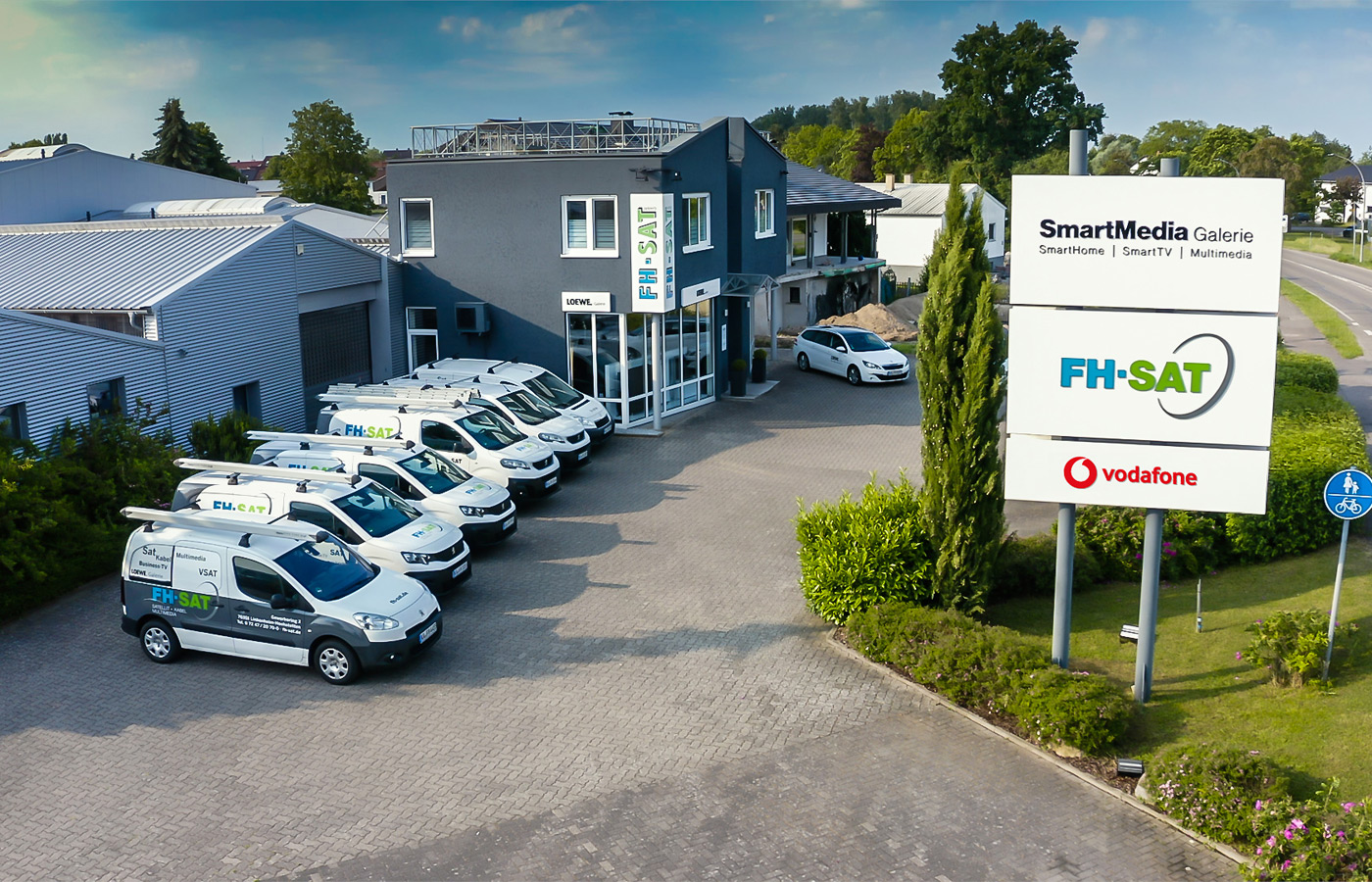 Die FH-SAT GmbH in Linkenheim Die FH-SAT GmbH in Linkenheim